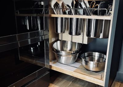 Kamloops Urban Cabinets pull out pan drawer