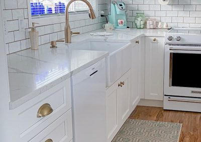 Kamloops Urban Cabinets brass pulls